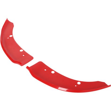 2x Becquet Avant Spoiler Lèvre Protection Remplaçants Dodge Challenger Scat Pack SRT 2015-2020 Rouge (1/5)