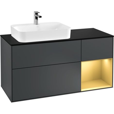 Villeroy & Boch F402HFHG Armoire sous lavabo Finion F40 (1/2)