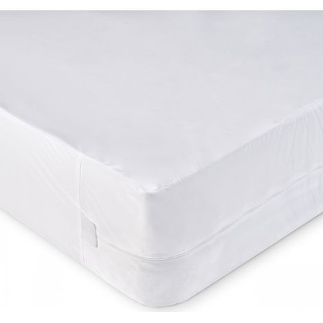 Lot de 2 Housses de matelas intégrales Anti-Punaises de lit 140x190cm (1/5)