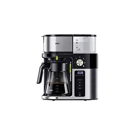 Cafetera Braun MultiServe KF 9050 negro 1750 vatios acero inoxidable