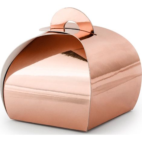 Schachteln, Roségold, 6x6x5,5cm (1 Packung / 10 Stück) (1/5)