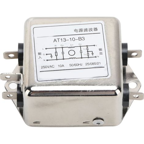 Power Filter EMI Electromagnetic Interference Resistant Line Conditioner 250VAC 10A