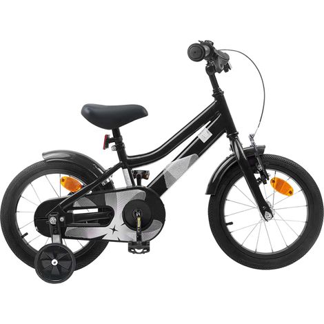 Teenpull – Kinderfahrrad 16 Zoll für 4-6 Jahre alt Schwarz (1/5)