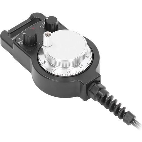 4-Achsen-CNC-Handimpulsgenerator 100PPR, kompaktes Steuerrad für Werkzeugmaschinen, Präzisionsregler. (1/5)