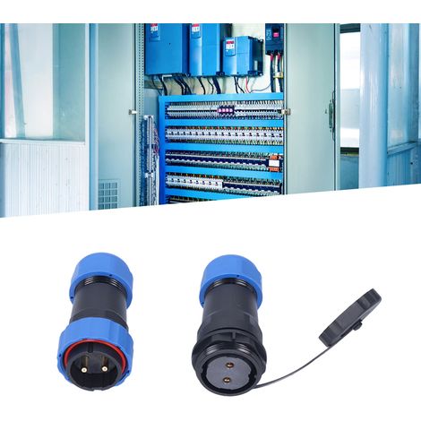 SP28 Selbstverriegelnder Stecker und Buchse, 45 A Hochstrom, IP68 wasserdicht, für die Luftfahrt, mehradrig mit selbstverriegelnden Klemmen, 380 V 45 A, 2-adrig (1/5)