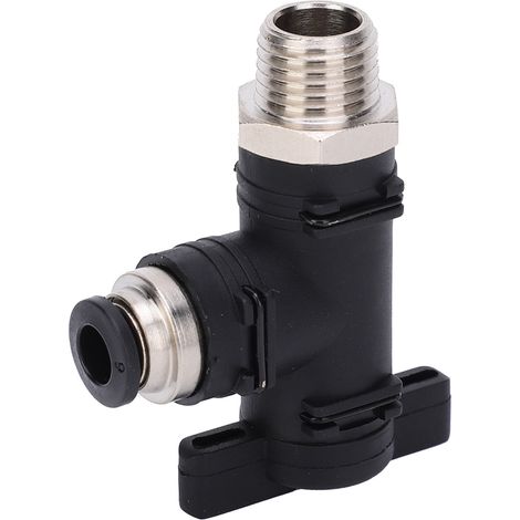 Interrupteur pneumatique PT1/4 po, connecteur autobloquant, accessoires pour vanne d'air BL6-02 0,8 MPa (1/5)