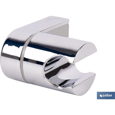 Supporto doccia a parete in ABS cromato