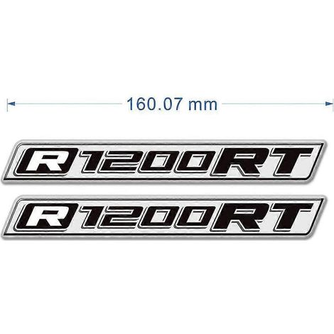 Kit d'autocollants pour BMW R1200rt, R1200 RT, R 1200 : protection pour valises, coffre, réservoir, genouillère, emblème et accessoire (3 pièces). (1/5)