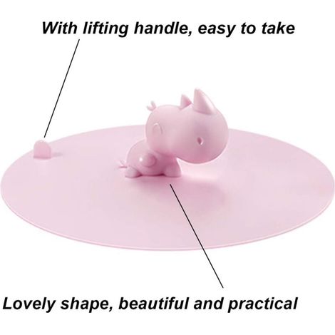 Tappo per vasca, tappo per lavandino, tappo in silicone per vasca, tappo universale per vasca e lavandino, 15x15 cm, stile cartone animato (ippopotamo) (1/4)