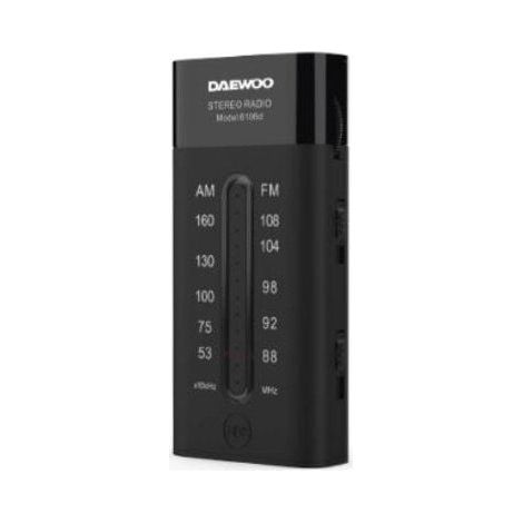 Radio portatile Daewoo DW1109 Mini, nera