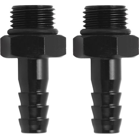 1 Paire de Connecteurs de Raccord de Tuyau en Aluminium AN6-5/16 Pouces, Adaptateur de Raccords de Tuyau en Aluminium pour les Connexions de Tuyaux, Système de Livraison. (1/5)