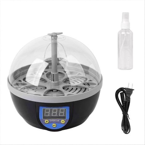 Automatischer 6-Eier-Brutapparat mit Temperaturregelung für Küken, Enten und Wachteln. Europäischer Stecker. (1/5)
