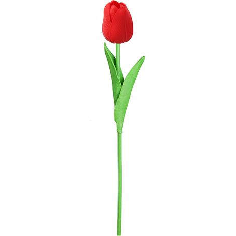 Fleurs Artificielles - En PU Réaliste - Pour Décoration Intérieure Extérieure - Idéales Pour Mariage Arch, Jour de la Saint-Valentin, Fêtes et Décor Maison - Longueur 32 cm - Lot de 1 (1/5)
