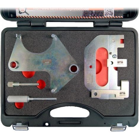 BAHCO - Coffret d'outils de calage pour moteur RENAULT/DACIA 1.2-1.4-1.6-1.8-2.0 Essence