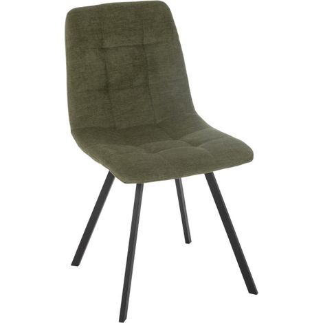 Chaise Matelassée "Clark" 85cm Vert (1/5)