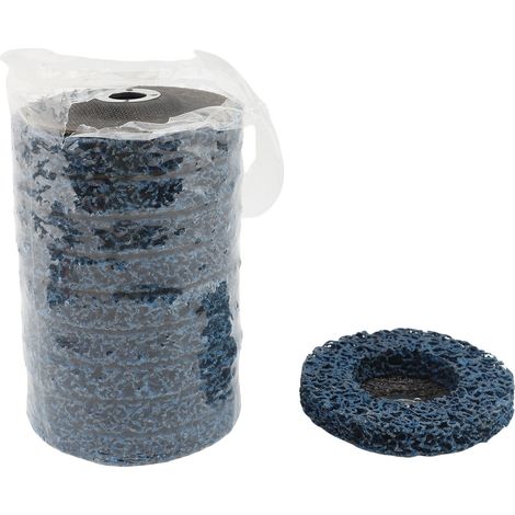 Disques à bande pour meuleuse d'angle, roue à dénuder, dissolvant d'oxyde, peinture abrasive pour bois et métal, vernis propre, 10 pièces (1/3)
