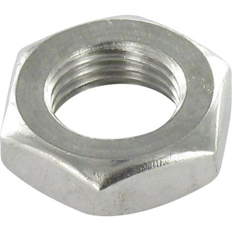 Ecrou hexagonal bas hm/contre Ecrou Inox A2 M20 Pas fin Pas de 150 - 100 pièces (1/3)