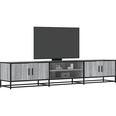 Mueble para TV madera de ingeniería gris Sonoma 210x35x41 cm vidaXL (1/5)