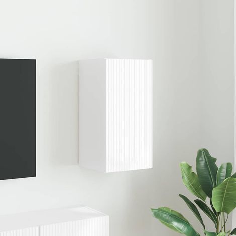 Mueble de TV Montado en la Pared Brillante 30 x 31 x 60 cm