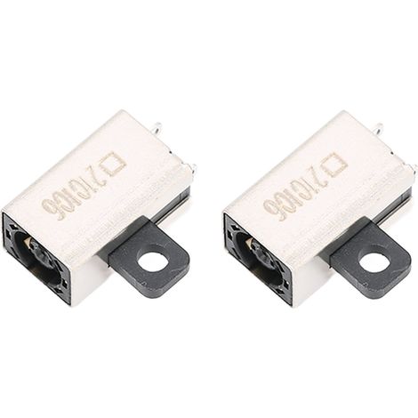 Packung mit 2 Metall-Gleichstromsteckern, Computerzubehör für Dell XPS 11, 12, 9Q23, 13, L321X und L322X. (1/5)
