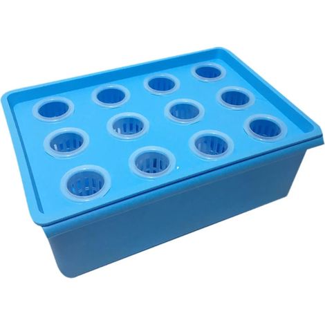 Bote de culture hydroponique avec 12 orifices pour systme (1/5)