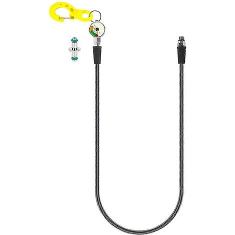 Tauchfähiges Manometer mit Hochdruckschlauch für Tarierjacket-Regler. (1/5)