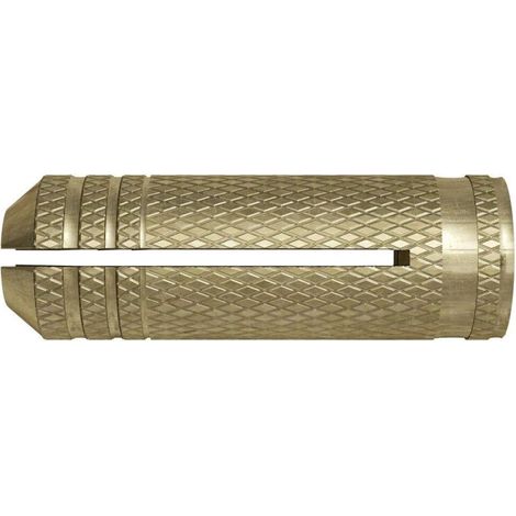 Taco de expansión de latón 8x28 con rosca métrica, 10 piezas