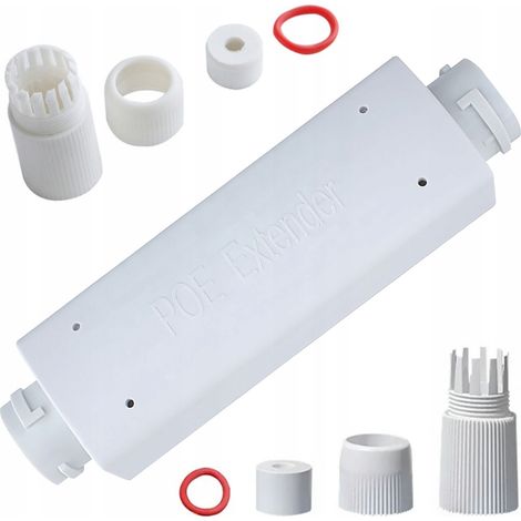 Ripetitore POE Esterno Impermeabile 30W RJ45 1x IN 1x OUT IEEE802.3af/at 10/100 Mbps 100m per Telecamere IP e LAN