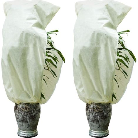 Winterschutzhaube Pflanzen Zugband Frostschutz 50g 120cm x 180cm 2pcs (1/5)