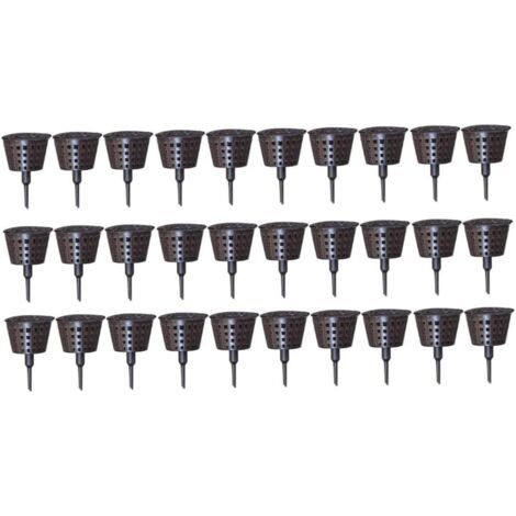Panier à engrais automatique, godet nutritif pour plantation, pot de semis en plastique avec couvercle, lot de 30, engrais pour pots H219 (1/4)