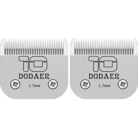 Dog Slot Change Blade, Compatible with 45-50 Series/10KM Series Dog Clippers, Size 10 1/16" (1.5 mm) Cutting Length, 2 Units (1/5)