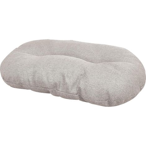 1 - Coussin Chien - Tissu Imperméable - Forme Ovale Lavable - Pour Chiots Et Animaux Âgés - Beige - 61x40 cm (1/5)