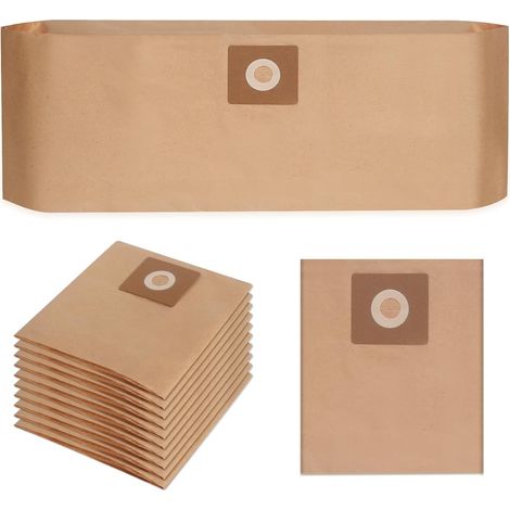 10 bolsas de repuesto para aspiradora Bosch AdvancedVac 20 2609256F33 (papel) (1/5)
