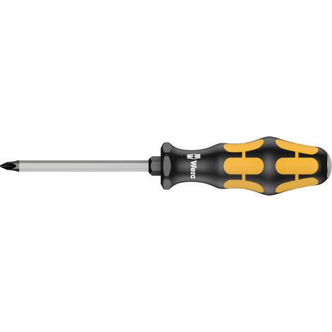 Tournevis pour vis cruciformes, PH 1 x 80 mm, Noir/jaune (1/5)