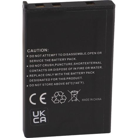 EXTENSILO 2x Akku kompatibel mit Klicktel Navigator K5, K410, K400 Kamera (1300 mAh, 3,7 V, Li-Ion) (1/4)