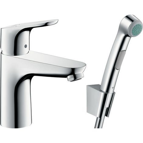 Hansgrohe Focus Set Bidette, Push-Open-Auslauf, verchromt (31927000)