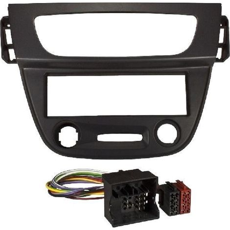 Adnauto – Kit adaptateur autoradio 1DIN pour Renault Megane 3 2008-2014 – Fiche ISO incluse – Installation facile – Noir