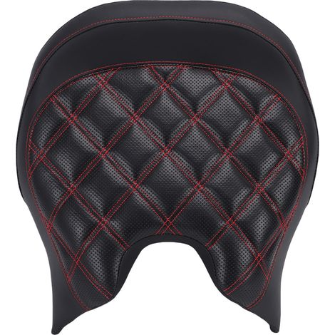 Siège conducteur 219400795 au design ergonomique avec coutures rhombiques de remplacement pour Can Am Ryker 600 900 Rally Edition Sport ACE 2019-2023 Rouge (1/5)