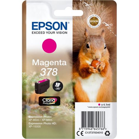 Epson Squirrel C13T37834020 cartucho de tinta 1 pieza(s) Original Rendimiento estándar