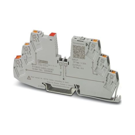 Disjoncteur électronique Phoenix Contact, 4A, 24V, Montage rail DIN, PTCB ( Prix pour 1 )