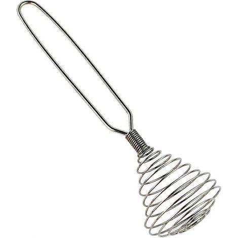 1 fouet à ressort en acier inoxydable de 20 cm (8 pouces), mini fouet à ressort français, fouet à œufs, fouet à crème, ustensile de cuisine [jkw] (1/4)