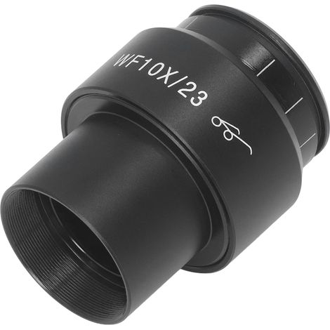30-mm-Mikroskopobjektiv, Weitwinkelokular WF10X/23 Dioptrienverstellung, inklusive Etui (1/5)