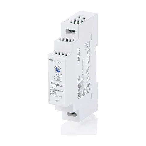 Digitus DN-PWR-SST-125 Hutschienen-Netzteil (DIN-Rail) 5 V/DC 2.4 A 12 W Inhalt 1 St. (1/5)