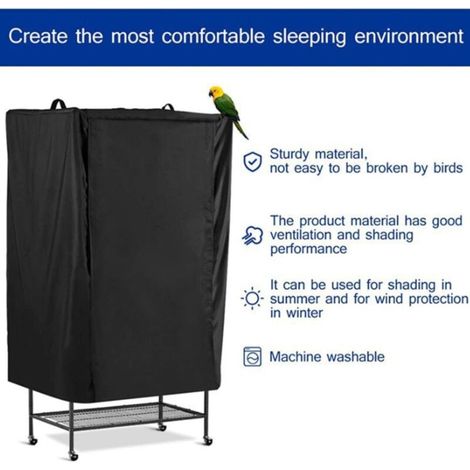 210D Waterproof Oxford Fabric Dust Cover Bird Parrot Cage Shield Hood ...