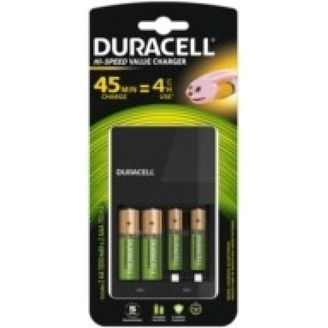 Cargador pilas hr06 hr03 + 2aaa duracell