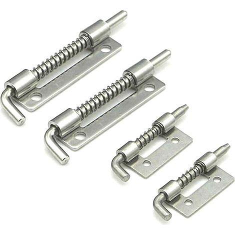 Lot de 2 loquets de sécurité à ressort pour porte d'armoire (1/5)