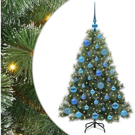 Albero di Natale artificiale con 150 LED Verde 120 cm PE e PVC vidaXL (1/5)