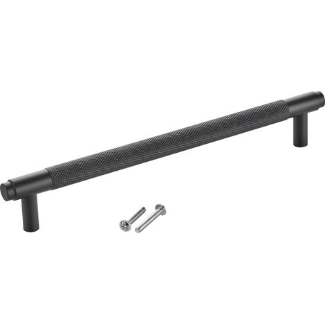 SOTECH Möbelgriff Bügelgriff Blackline VIII schwarz matt Schubladengriff Schrankgriff inkl. Schrauben - Bohrlochabstand (BA) 192 mm, 1 Stück (1/4)