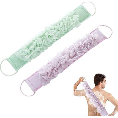 2 PCS éponge à récurer (violet, vert)