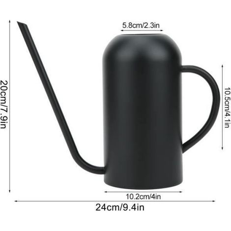 Arrosoir - - 1.5L - Acier Inoxydable - Ergonomique - Bec Long Label (1/4)